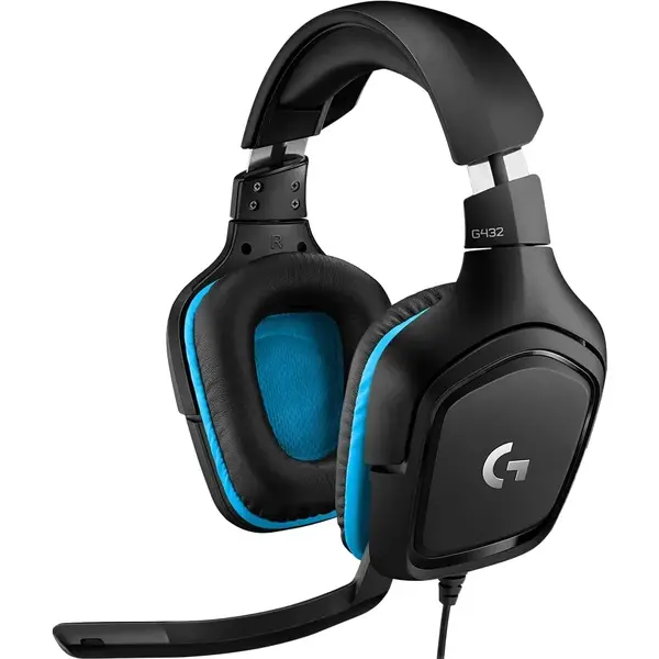 Casti gaming Logitech G432 7.1 Surround Wireless