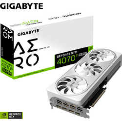 Placa video Gigabyte GeForce RTX 4070 Ti SUPER AERO OC 16GB GDDR6X 256 Bit DLSS 3.0