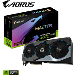 AORUS GeForce RTX 4070 Ti SUPER MASTER 16GB GDDR6X 256 Bit DLSS 3.0