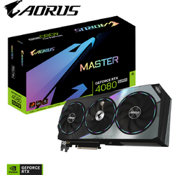 Placa video Gigabyte AORUS GeForce RTX 4080 SUPER MASTER 16GB GDDR6X 256 Bit DLSS 3.0