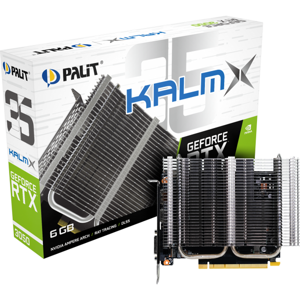 Placa video Palit GeForce RTX 3050 KalmX 6GB GDDR6 96-bit