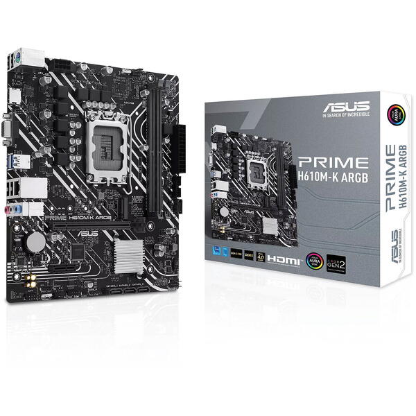 Placa de baza Asus PRIME H610M-K ARGB Socket 1700