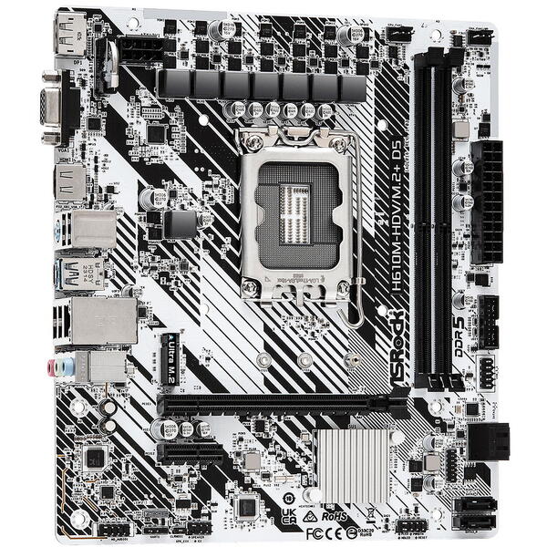 Placa de baza ASRock H610M-HDV/M.2+ D5 Socket 1700