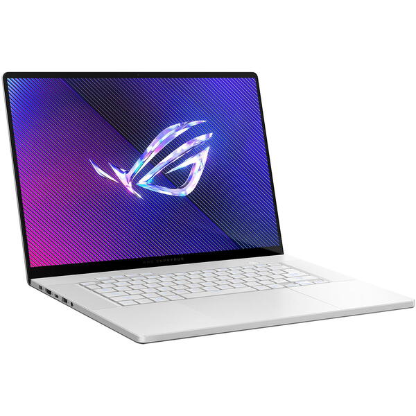 Laptop Asus ROG Zephyrus G16 OLED GU605MI, 16 inch 2.5K 240Hz G-Sync, Intel Core Ultra 7 155H, 32GB DDR5X, 1TB SSD, GeForce RTX 4070 8GB, Platinum White