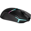 Mouse gaming Corsair Nightsabre Wireless, 26000 DPI, RGB, Negru