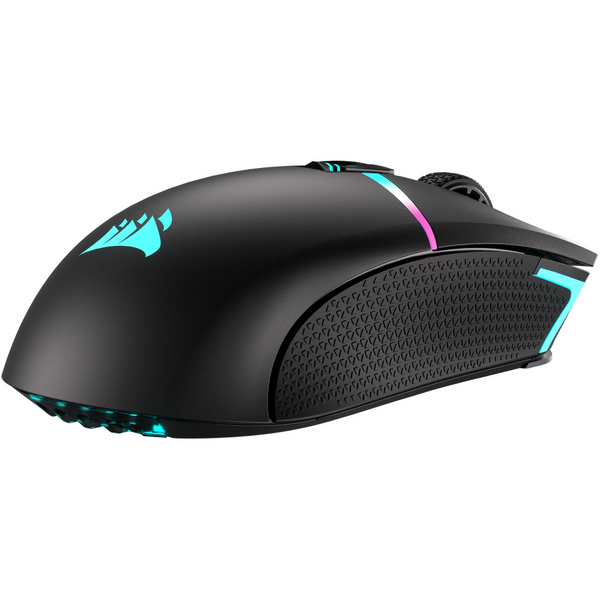 Mouse gaming Corsair Nightsabre Wireless, 26000 DPI, RGB, Negru