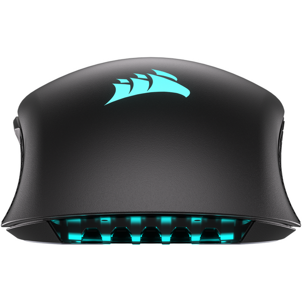 Mouse gaming Corsair Nightsabre Wireless, 26000 DPI, RGB, Negru