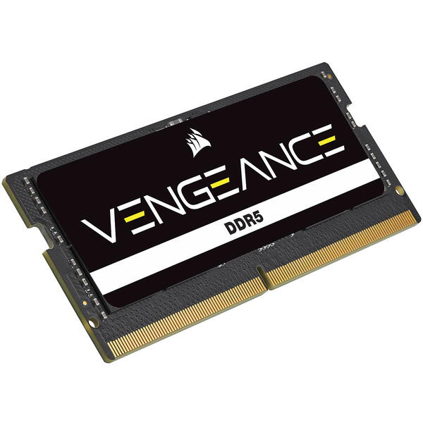 Memorie Notebook Corsair Vengeance 16GB, DDR5, 5200MHz, CL44, 1.1v