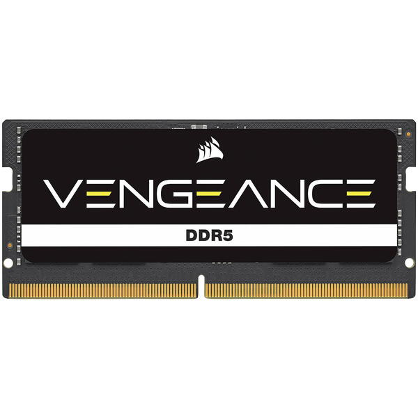 Memorie Notebook Corsair Vengeance 32GB, DDR5, 5200MHz, CL44, 1.1v