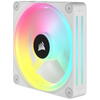 Ventilator PC Corsair iCUE Link QX120 RGB 120mm Starter Kit White Three Fan Pack