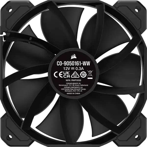 Ventilator PC Corsair Air Series SP120 Elite PWM Black