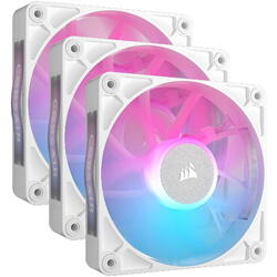 Ventilator PC Corsair iCUE LINK White RX120 RGB 120mm Three Fan Pack