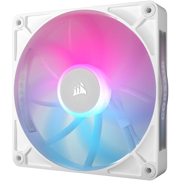 Ventilator PC Corsair iCUE LINK White RX140 RGB 140mm Dual Fan Pack