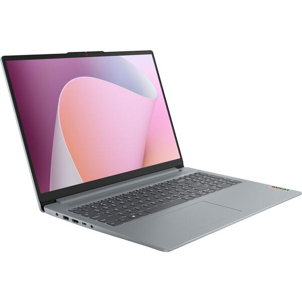 Laptop Lenovo IdeaPad Slim 3 15ABR8, 15.6 inch FHD IPS, AMD Ryzen 7 7730U, 16GB DDR4, 1TB SSD, Radeon, No OS, Arctic Grey