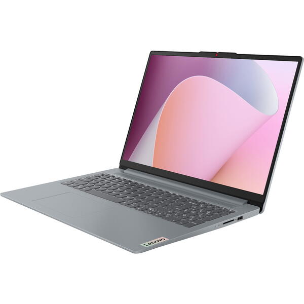 Laptop Lenovo IdeaPad Slim 3 15ABR8, 15.6 inch FHD IPS, AMD Ryzen 7 7730U, 16GB DDR4, 1TB SSD, Radeon, No OS, Arctic Grey