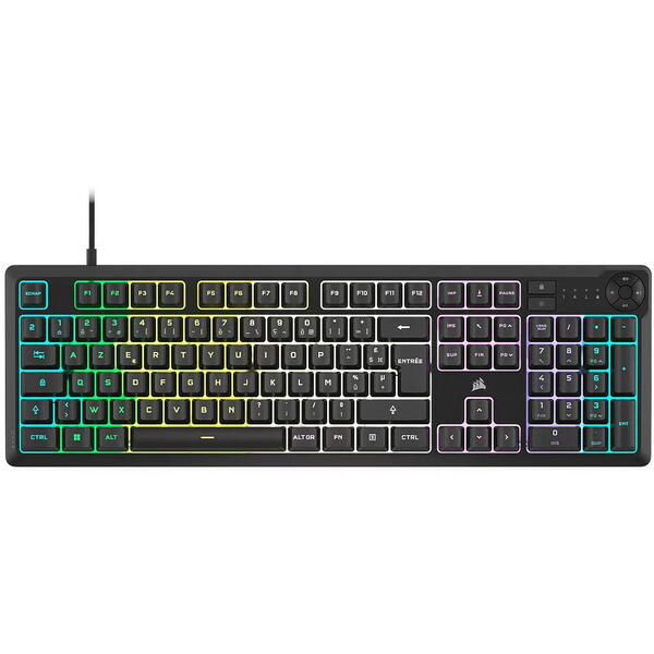 Tastatura gaming Corsair K55 CORE RGB iCUE Black