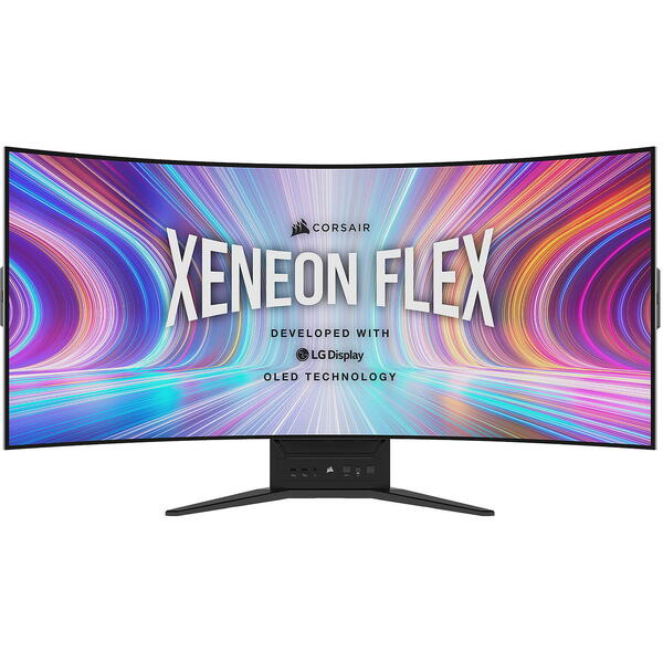 Monitor LED Corsair XENEON Flex 45 inch UWQHD OLED 0.03 ms 240 Hz USB-C HDR