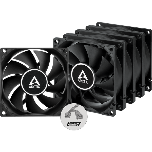 Ventilator PC Arctic F8 PWM PST, 5 Pack, Negru