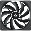 Ventilator PC Arctic F12 TC, 120 mm, 300 - 1350 rpm, senzor temperatura, FDB, Negru