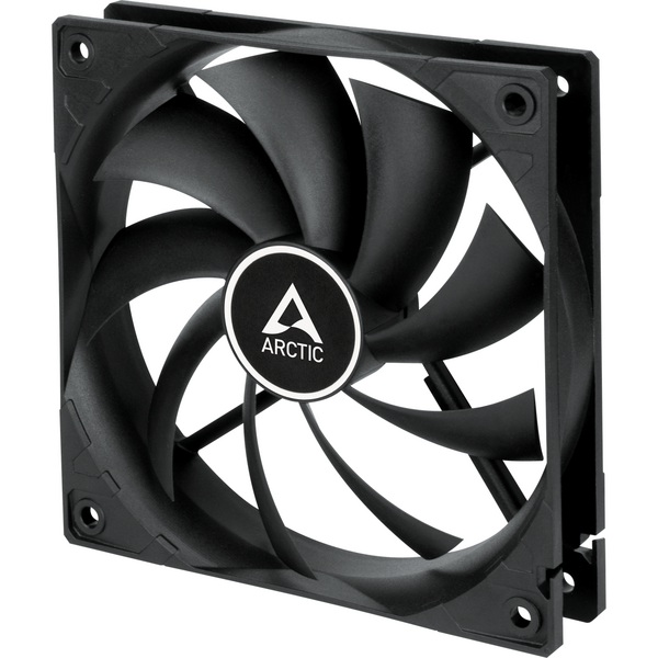 Ventilator PC Arctic F12 TC, 120 mm, 300 - 1350 rpm, senzor temperatura, FDB, Negru