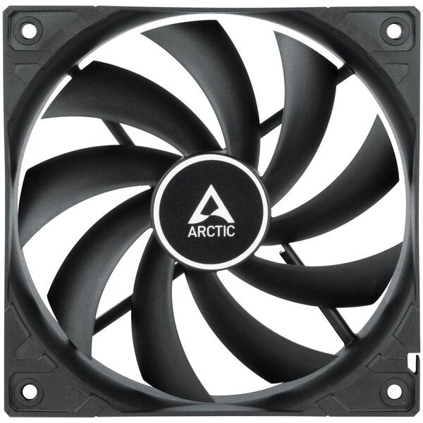 Ventilator PC Arctic F12 TC, 120 mm, 300 - 1350 rpm, senzor temperatura, FDB, Negru