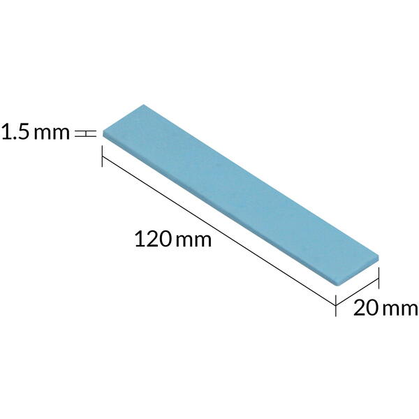 Pasta Termoconductoare Arctic PAD Termic - TP-3, 120x20mm, 1.5mm - 4 Pack