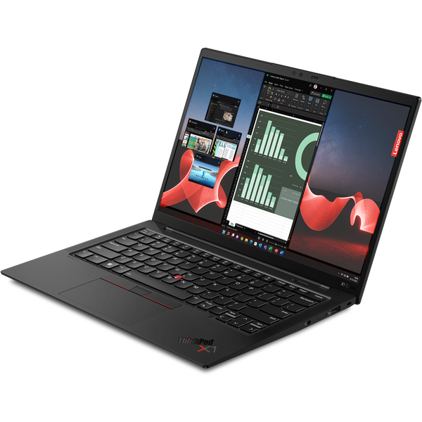 Laptop Lenovo ThinkPad X1 Carbon Gen 12, 14 inch WUXGA IPS, Intel Core Ultra 7 155U, 32GB LPDDR5X, 1TB SSD, Intel  Graphics, Win 11 Pro, Black, Paint