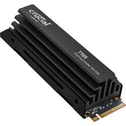 SSD Crucial T705 2TB PCI Express 5.0 x4 M.2 2280 Heatsink