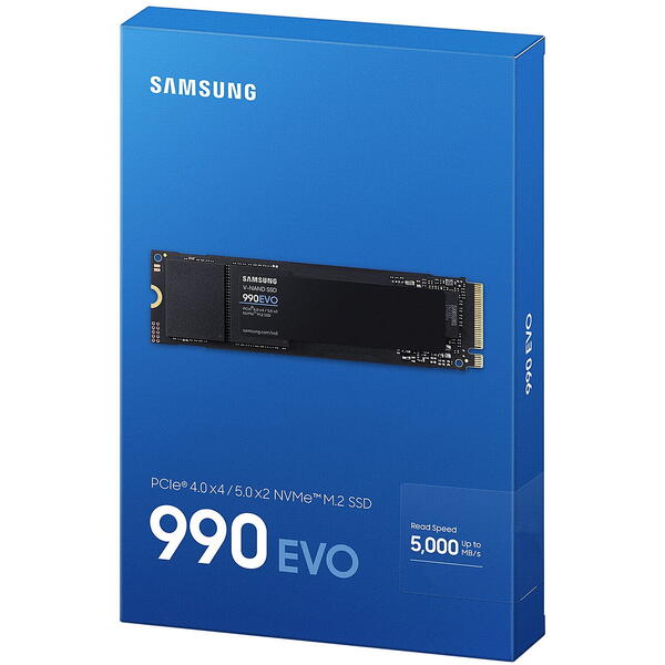 SSD Samsung 990 EVO 1TB PCI Express 4.0 x4 M.2 2280