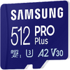 Samsung Micro SDXC PRO Plus (2023) UHS-I U3 Clasa 10 512GB + Adaptor SD