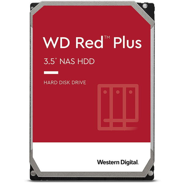 Hard Disk WD Red Plus 2TB SATA 3 5400RPM 128MB