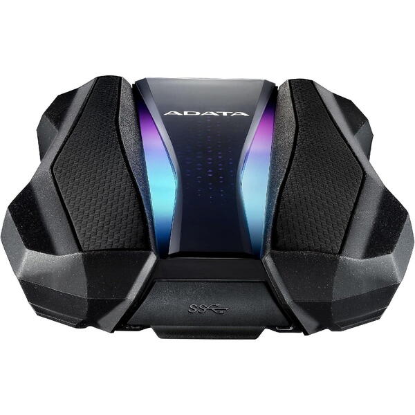 Hard Disk Extern ADATA HD770G RGB 1TB 2.5 inch USB 3.0 RGB Black