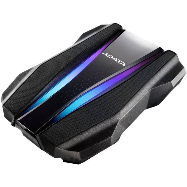 Hard Disk Extern ADATA HD770G RGB 1TB 2.5 inch USB 3.0 RGB Black