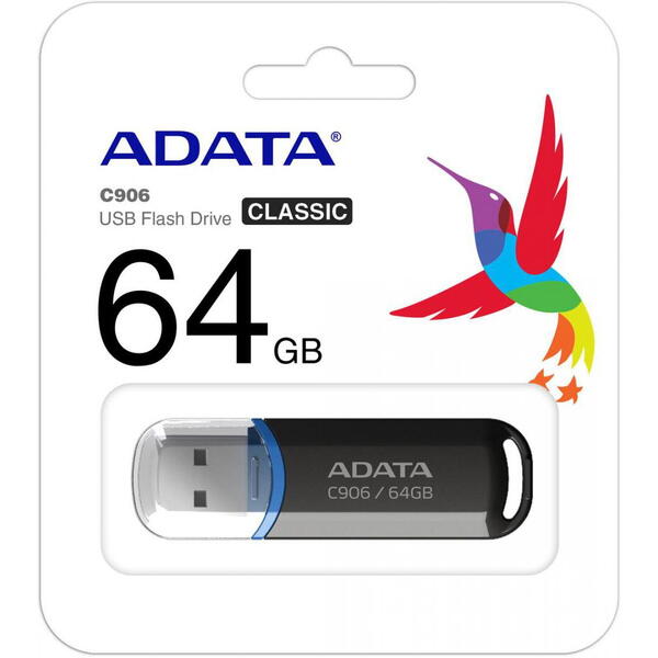 Memorie USB A-DATA Classic C906 64GB negru