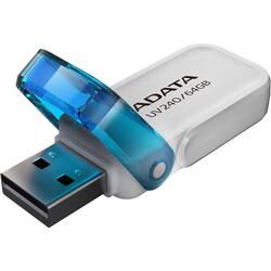 Memorie USB A-DATA UV240 64GB USB 2.0 White