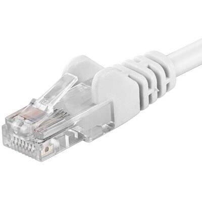 Patch Cord PremiumCord UTP RJ45-RJ45 Cat.6, 3m, alb