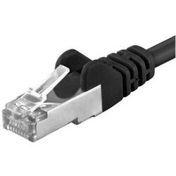 SFTP RJ45-RJ45 Cat.6a, 1.5m, Negru