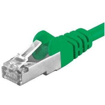 Patch Cord PremiumCord SFTP RJ45-RJ45 Cat.6a, 1.5m, Verde