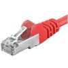 Patch Cord PremiumCord SFTP RJ45-RJ45 Cat.6a, 7.0m, Rosu