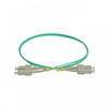 Patch Fibra Optica Patchcord FO SC/PC-SC/PC, MM OM3 50/125, manta LSZH 3.0mm, duplex 15m - Emtex