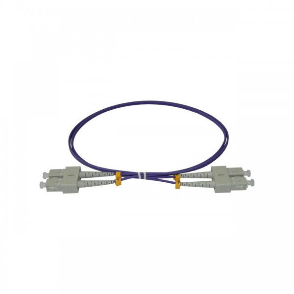 Patch Fibra Optica Patchcord FO SC/PC-SC/PC, MM OM4 50/125, manta LSZH 3.0mm, duplex 5m - Emtex