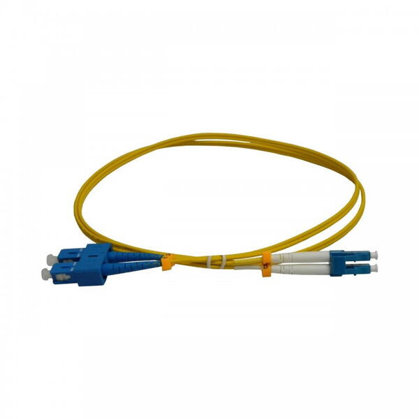 Patch Fibra Optica Patchcord FO SC/PC-LC/PC, SM OS2 9/125, manta LSZH 3.0mm, duplex 3m - Emtex