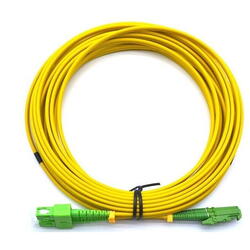 Patch Fibra Optica Patchcord FO E2000/APC-E2000/APC, SM OS2 9/125, manta LSZH 3.0mm, duplex 10m - Emtex