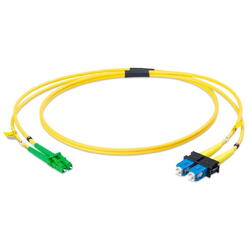 Patchcord FO SC/PC-LC/APC, SM OS2 9/125, manta LSZH 3.0mm, duplex 1m - Emtex