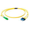 Patch Fibra Optica Patchcord FO SC/PC-LC/APC, SM OS2 9/125, manta LSZH 3.0mm, duplex 2m - Emtex