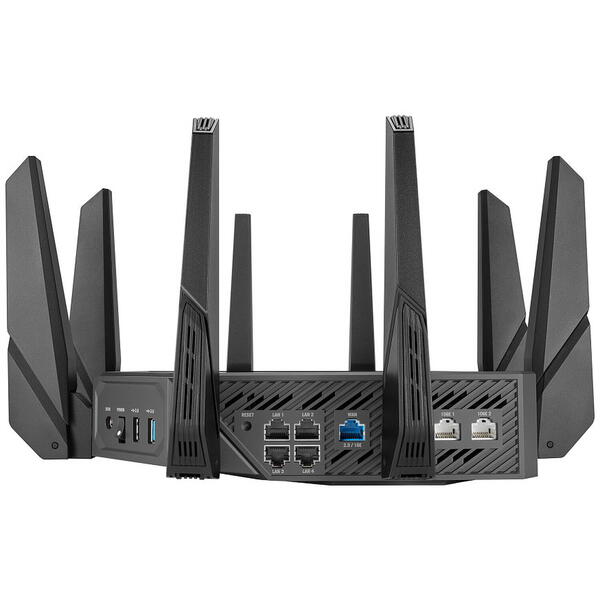 Router Wireless Asus ROG Rapture GT-AXE16000 Quad-Band WiFi 6E