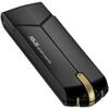 Placa de retea Wireless Asus USB-AX56 Dual Band, WiFi 6, Negru