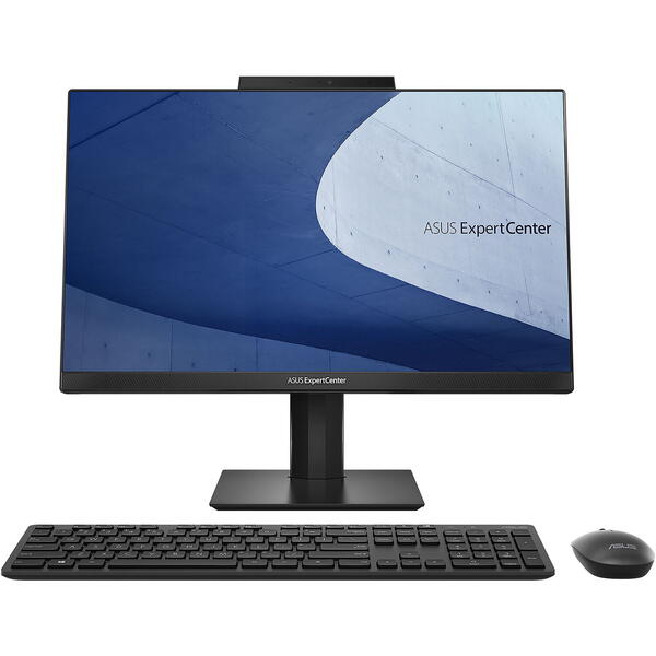 All in One PC Asus ExpertCenter E5, 23.8 inch FHD, Intel Core i5-1340P 4.6GHz, 16GB RAM, 512GB SSD + 1TB HDD, Intel Iris Xe Graphics, Camera Web