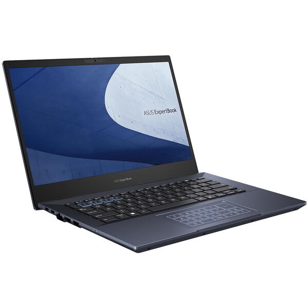 Laptop Asus ExpertBook B5 B5604CVA, 16 inch WQXGA 120Hz, Intel Core i5-1335U, 32GB DDR5, 1TB SSD, Intel Iris Xe, Win 11 Pro, Star Black