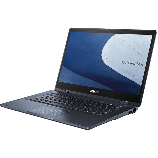 Laptop Asus ExpertBook B3 Flip B3402FVA, 14 inch FHD Touch, Intel Core 7 150U, 16GB DDR4, 1TB SSD, Intel Graphics, Star Black